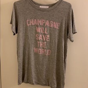 Daydreamer NWOT modal spandex gray tee